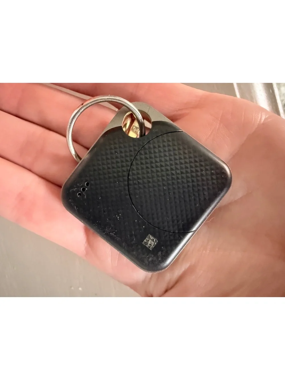 Tile Mate Black Bluetooth Key Finder Tracker with Key Ring